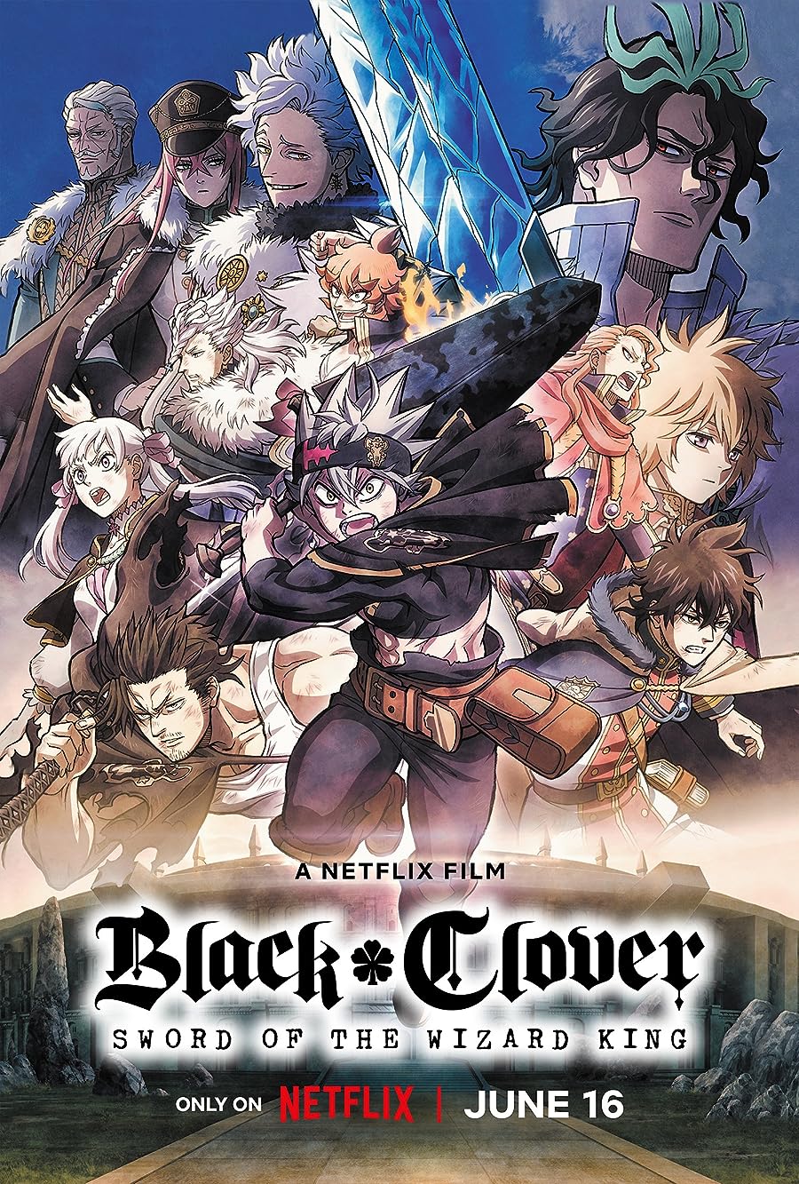 دانلود فیلم Black Clover Sword of the Wizard King 2023